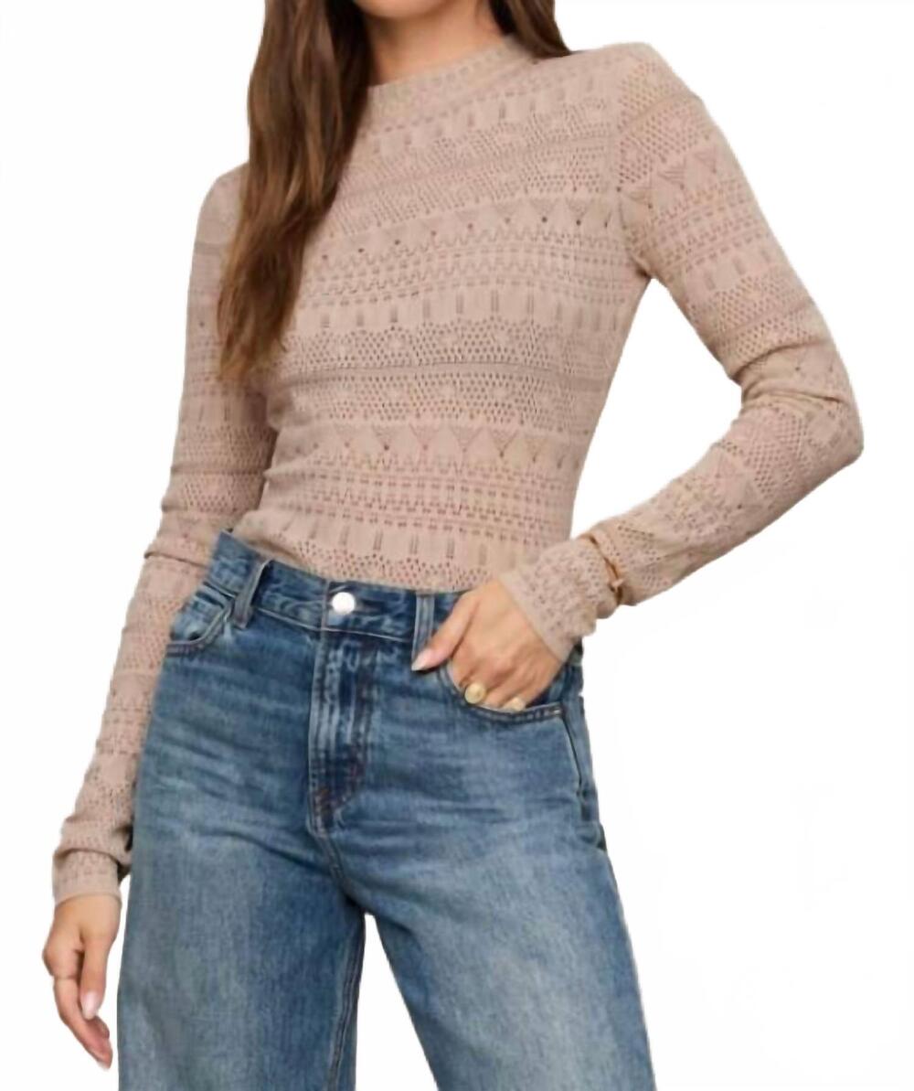 NEW Z SUPPLY avery sweater top in beige